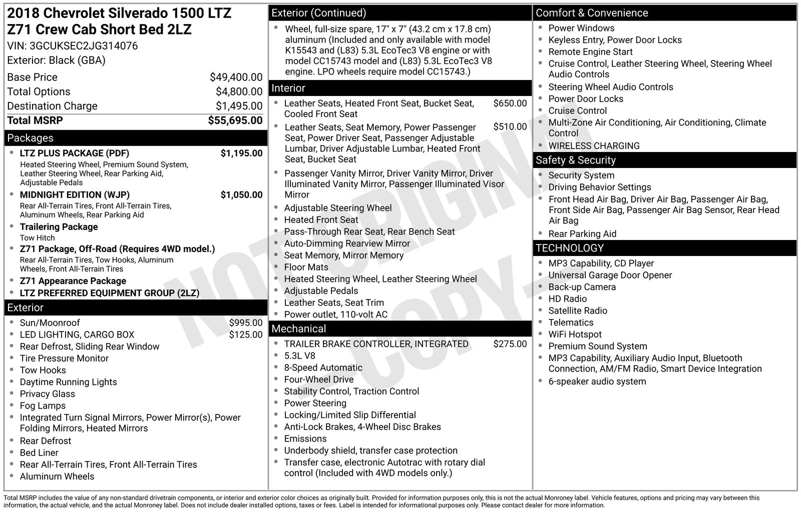 chevrolet silverado 1500 2018 3GCUKSEC2JG314076 image chevrolet silverado 1500 2018 3GCUKSEC2JG314076 image